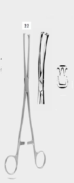 Щипці тенакулум МЮЗЬО (MUSEUX), 2х2 зубці, 8 мм (mm), вигнуті